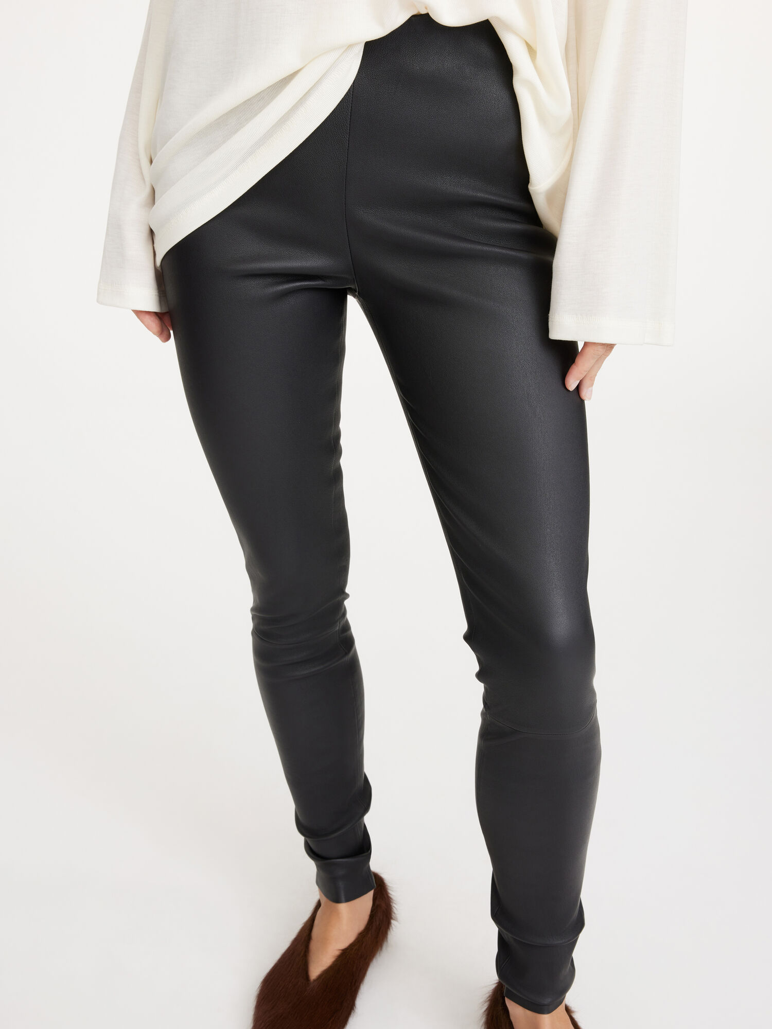 Portki By Malene Birger Elenasoo Leggings Czarne | PL_BB12472