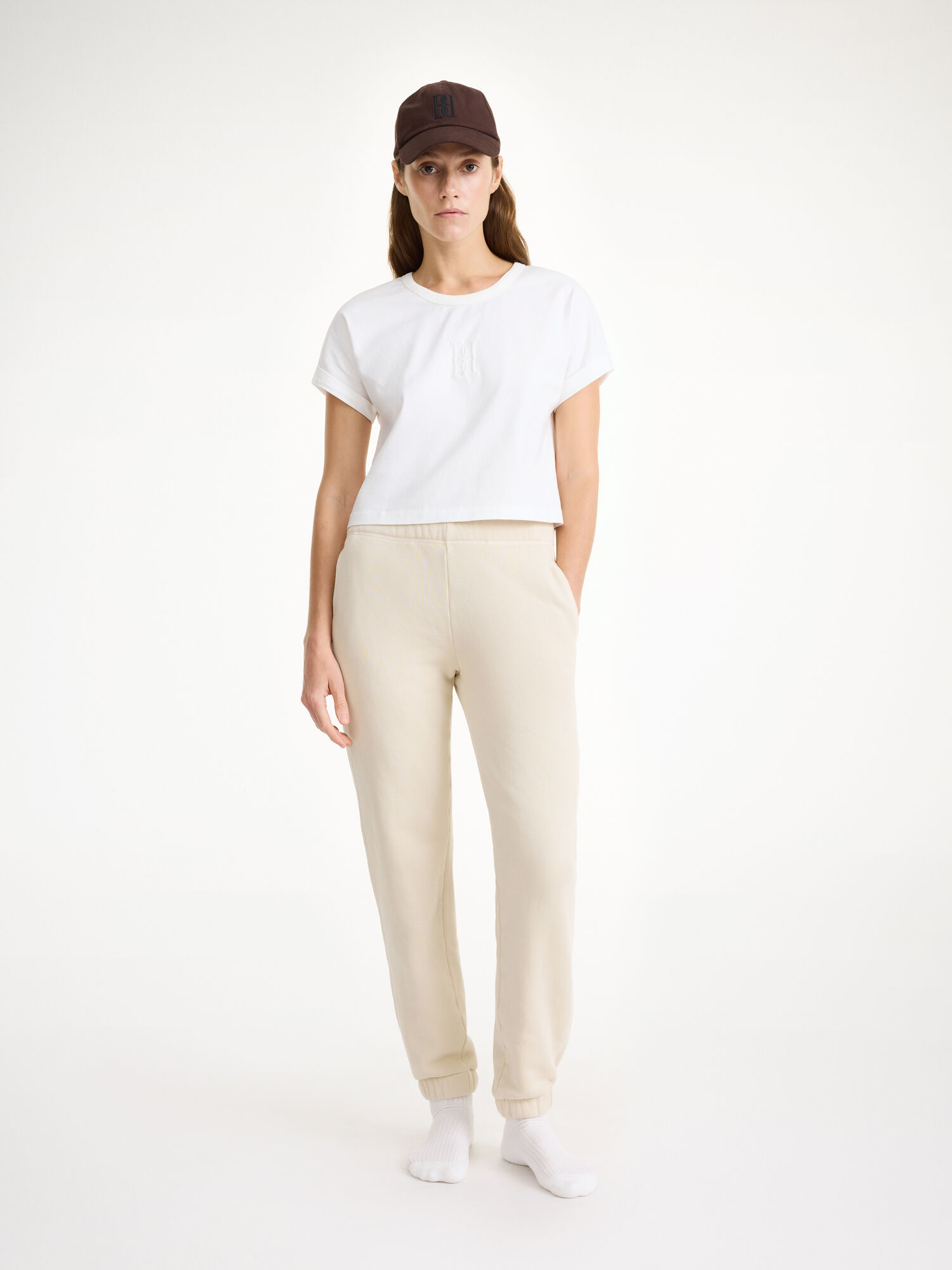 Portki By Malene Birger Hali Organic Cotton Oyster Gray | PL_BB29914