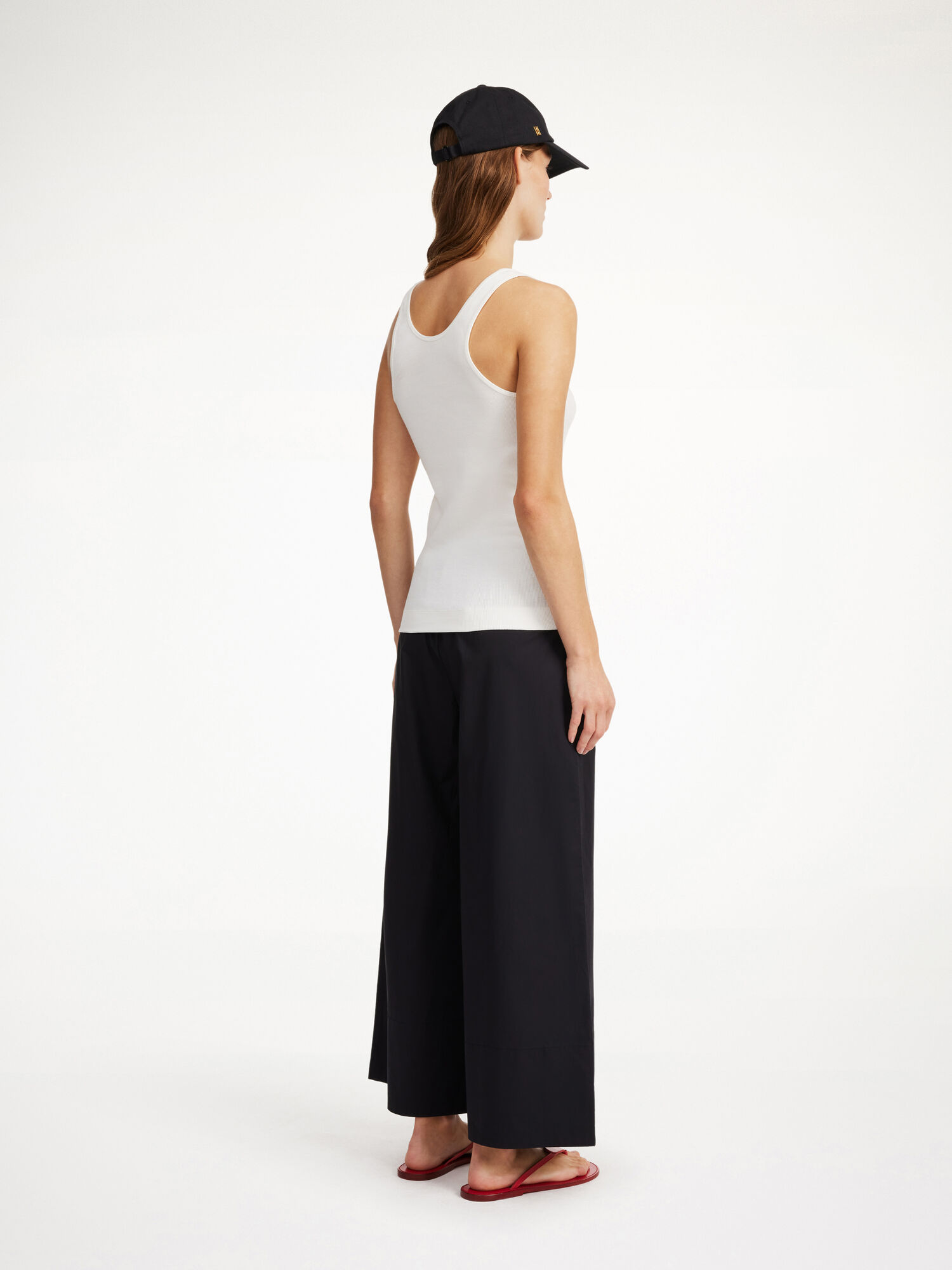 Portki By Malene Birger Luisa High-waisted Czarne | PL_BB28236