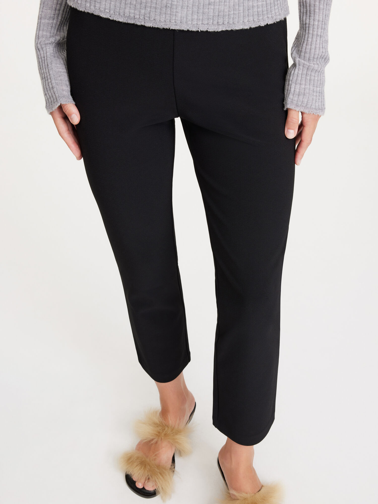 Portki By Malene Birger Vilea Cropped Czarne | PL_BB12440