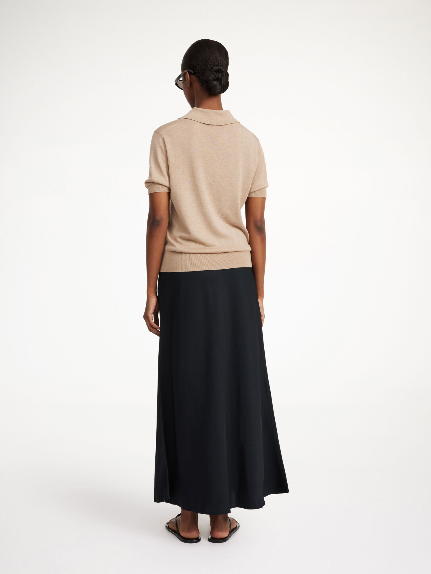 Spódnice By Malene Birger Boshan Midi Czarne | PL_BB41577