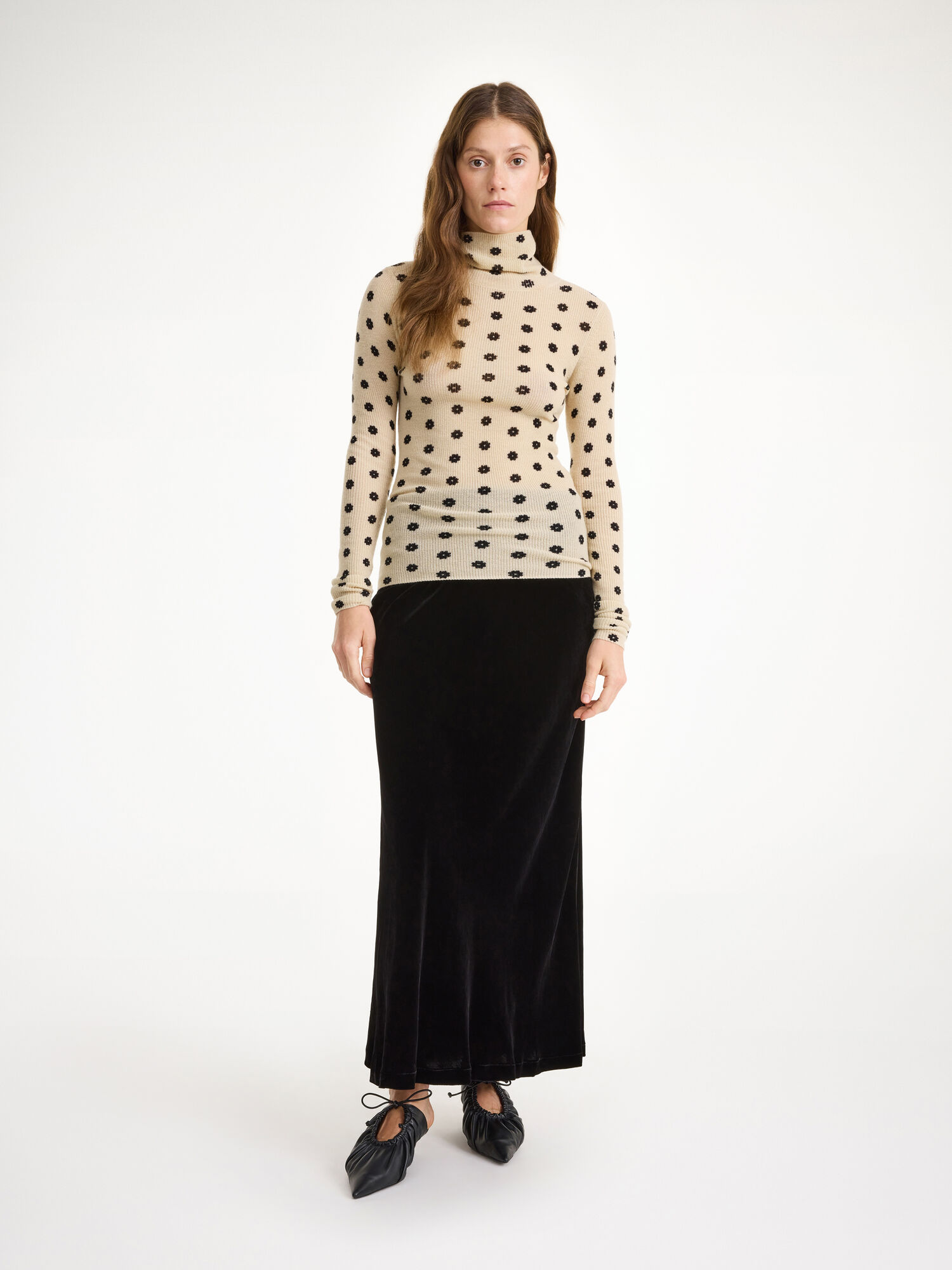 Spódnice By Malene Birger Boshan Midi Czarne | PL_BB31951