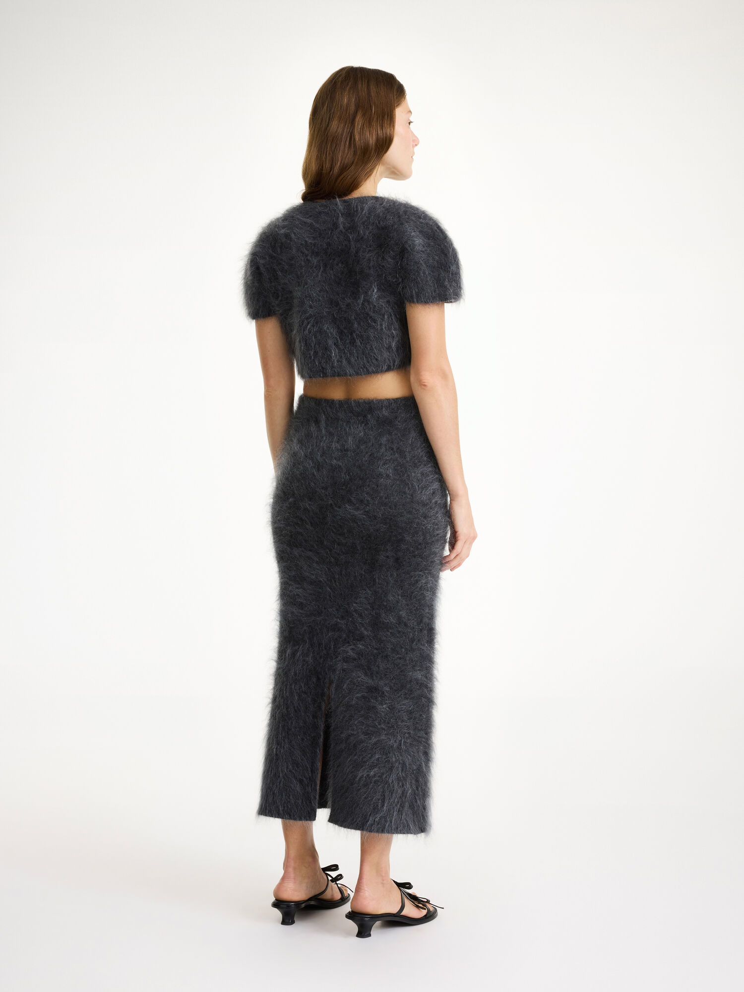 Spódnice By Malene Birger Estille Midi Szare | PL_BB14671