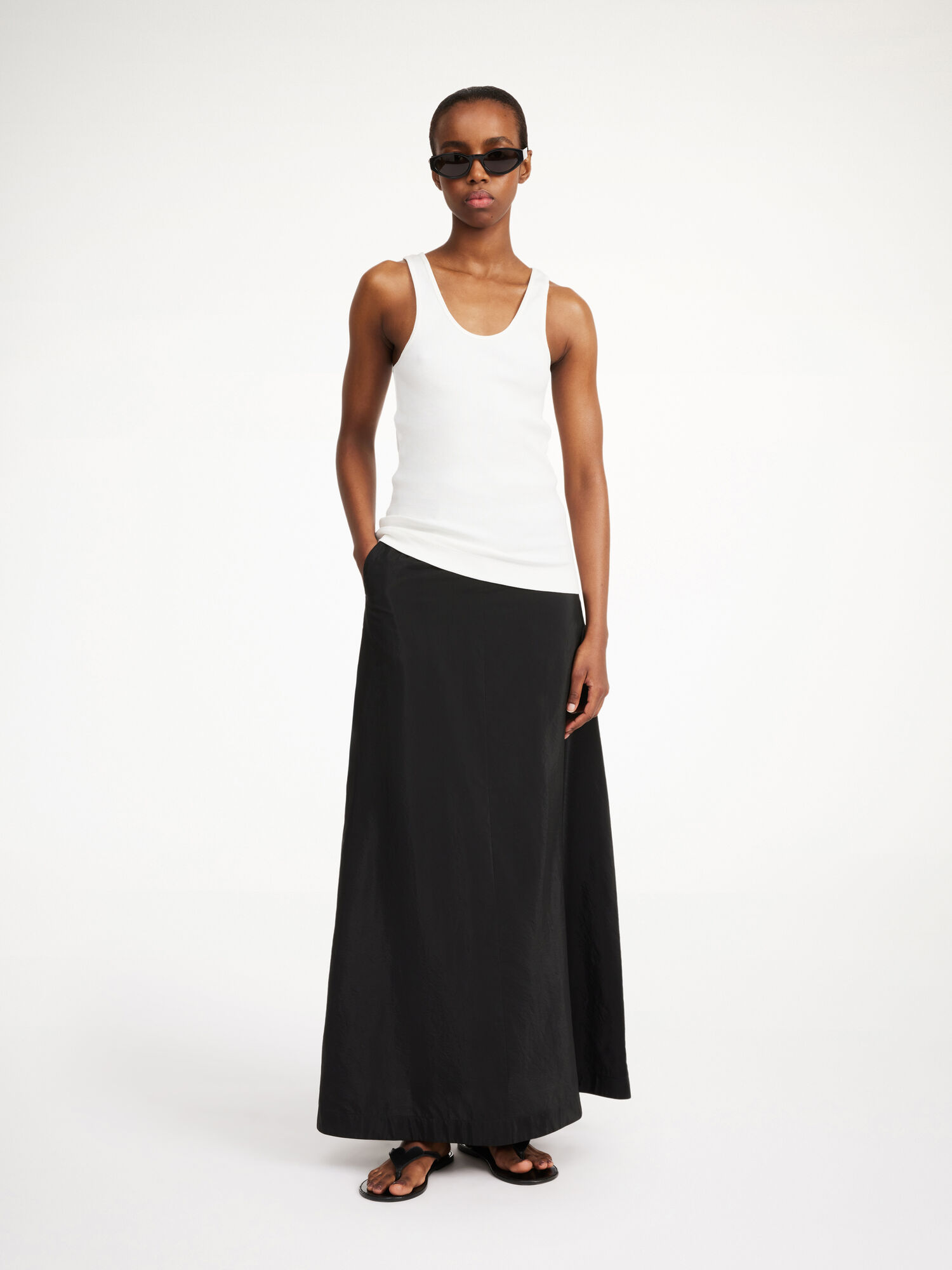 Spódnice By Malene Birger Isoldas Maxi Czarne | PL_BB68829