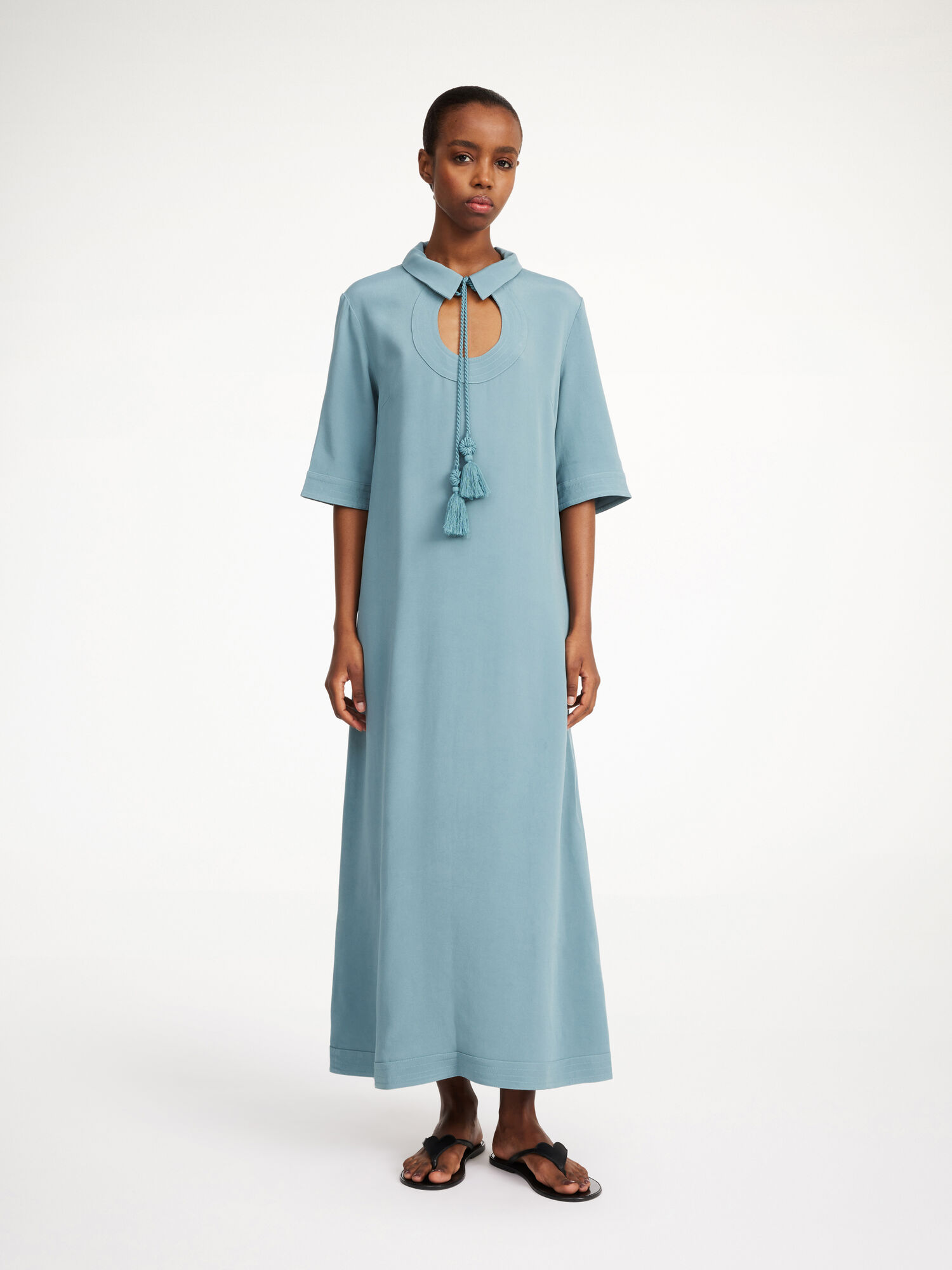 Sukienka By Malene Birger Brinney Maxi Cool Water | PL_BB73669