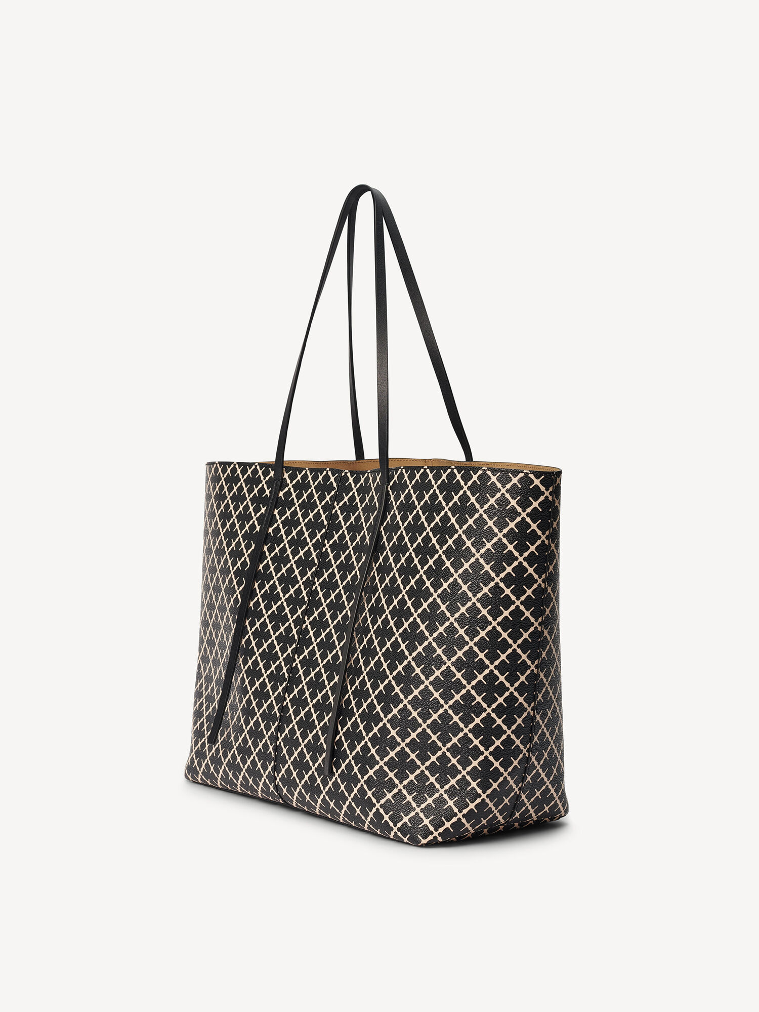 Torby By Malene Birger Abi Printed Tote Czarne | PL_BB25793