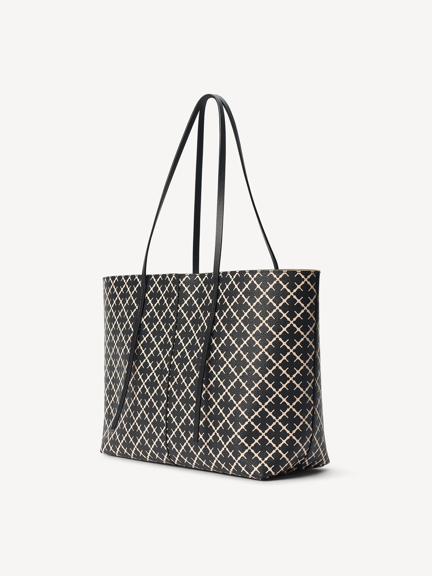 Torby By Malene Birger Abigail Printed Tote Czarne | PL_BB27357