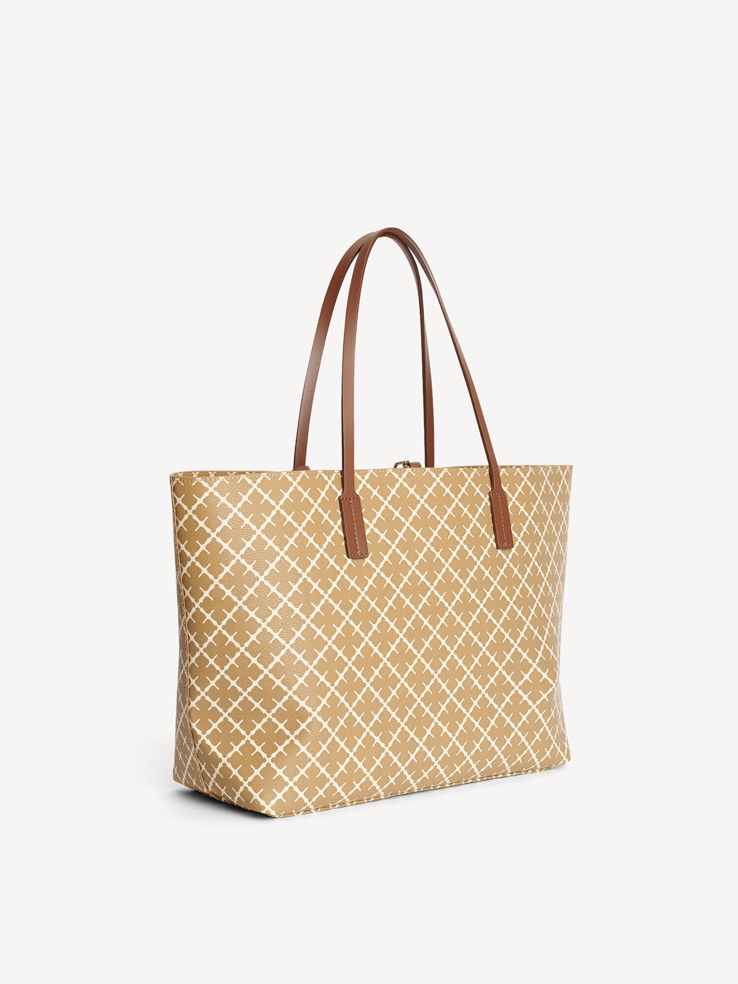 Torby By Malene Birger Abigail Printed Tote Beżowe | PL_BB38712