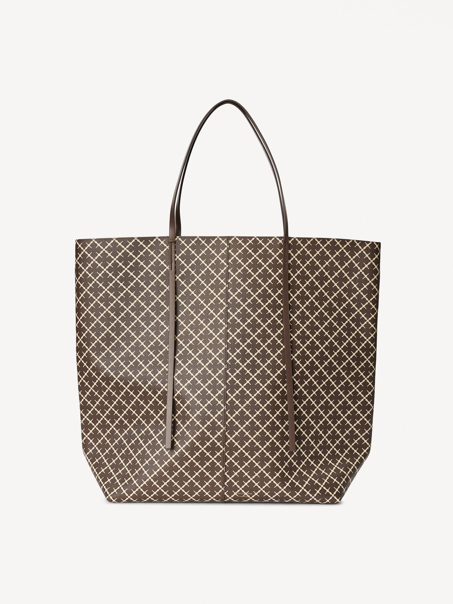 Torby By Malene Birger Abrille Printed Tote Brązowe | PL_BB43794