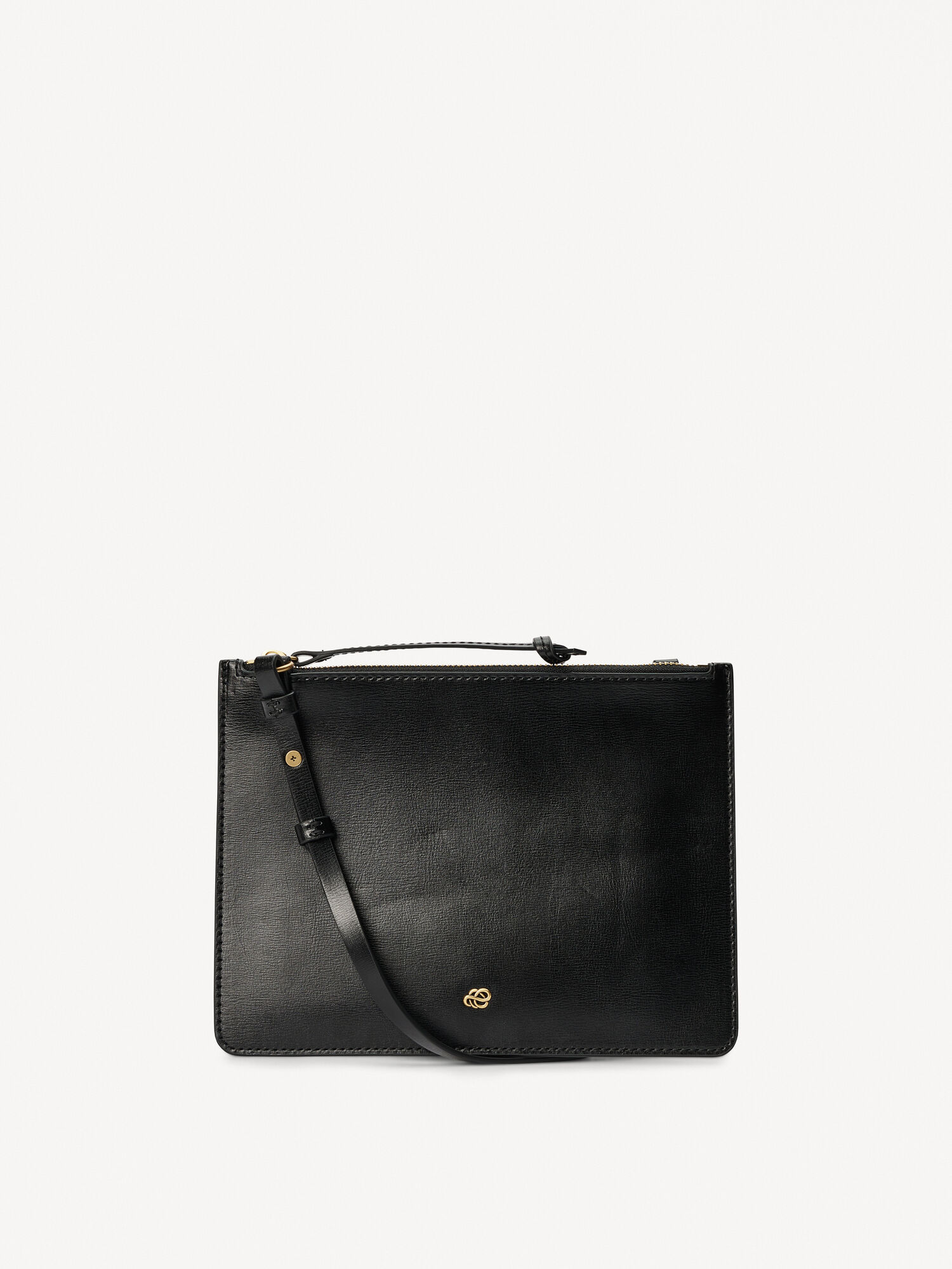 Torby By Malene Birger Aya Leather Purse Czarne | PL_BB49863