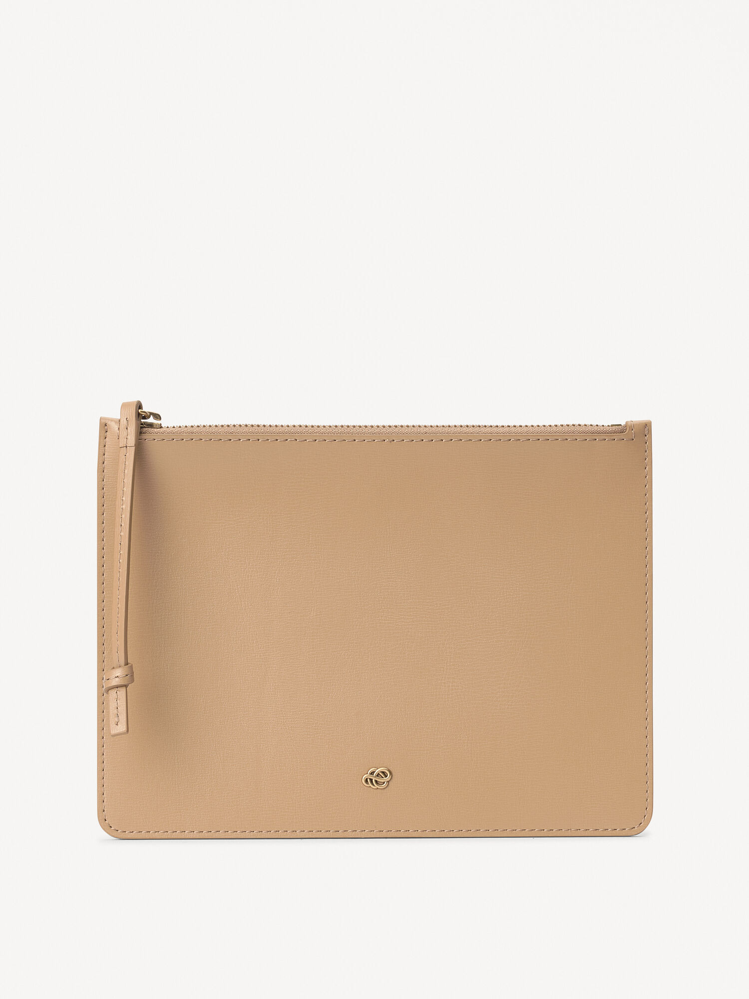 Torby By Malene Birger Aya Leather Purse Sand | PL_BB40660