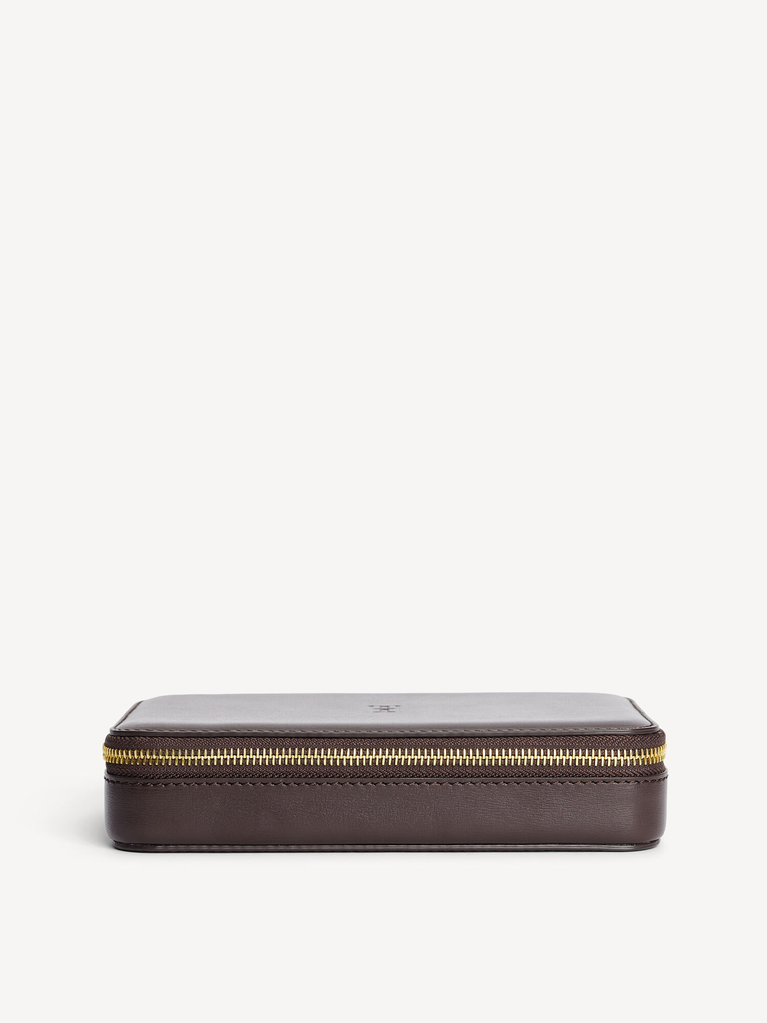 Torby kosmetyczne By Malene Birger Aya Cher Leather Jewellery Case Ciemny Brązowe | PL_BB38338